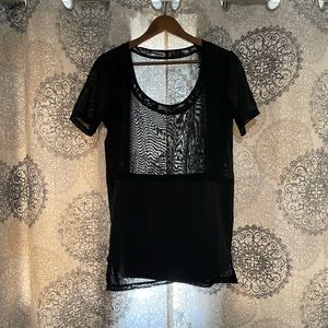 Black Sheer Lululemon T-Shirt